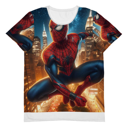 Spider Man Collection All-Over Print Men's Athletic T-shirt