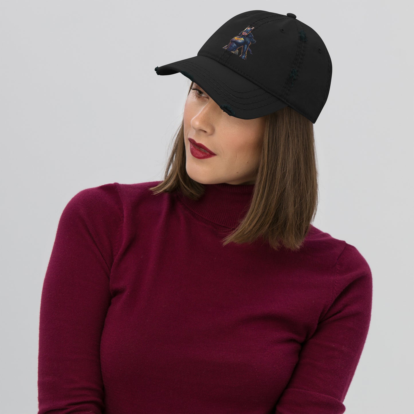 Distressed Dad Hat Batgirl collection