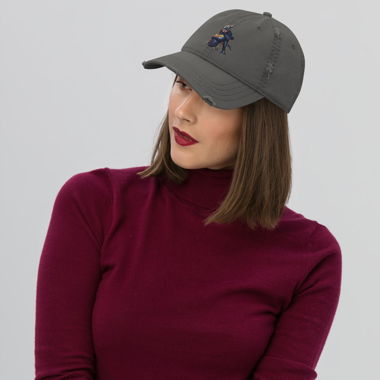 Distressed Dad Hat Batgirl collection