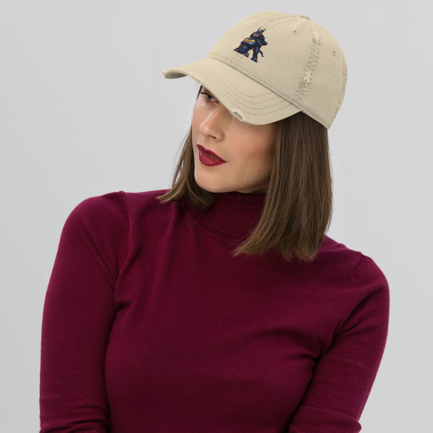 Distressed Dad Hat Batgirl collection