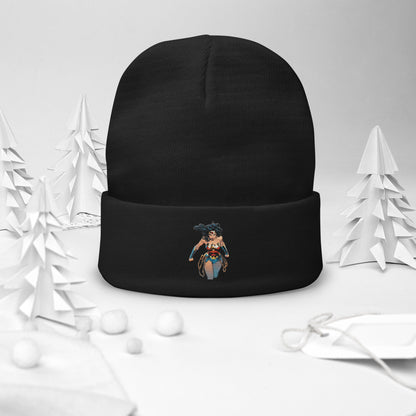 Wonder Woman Collection Embroidered Beanie