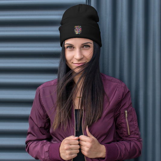 This cozy beanie features a bold "Gamer On Embroidered Beanie