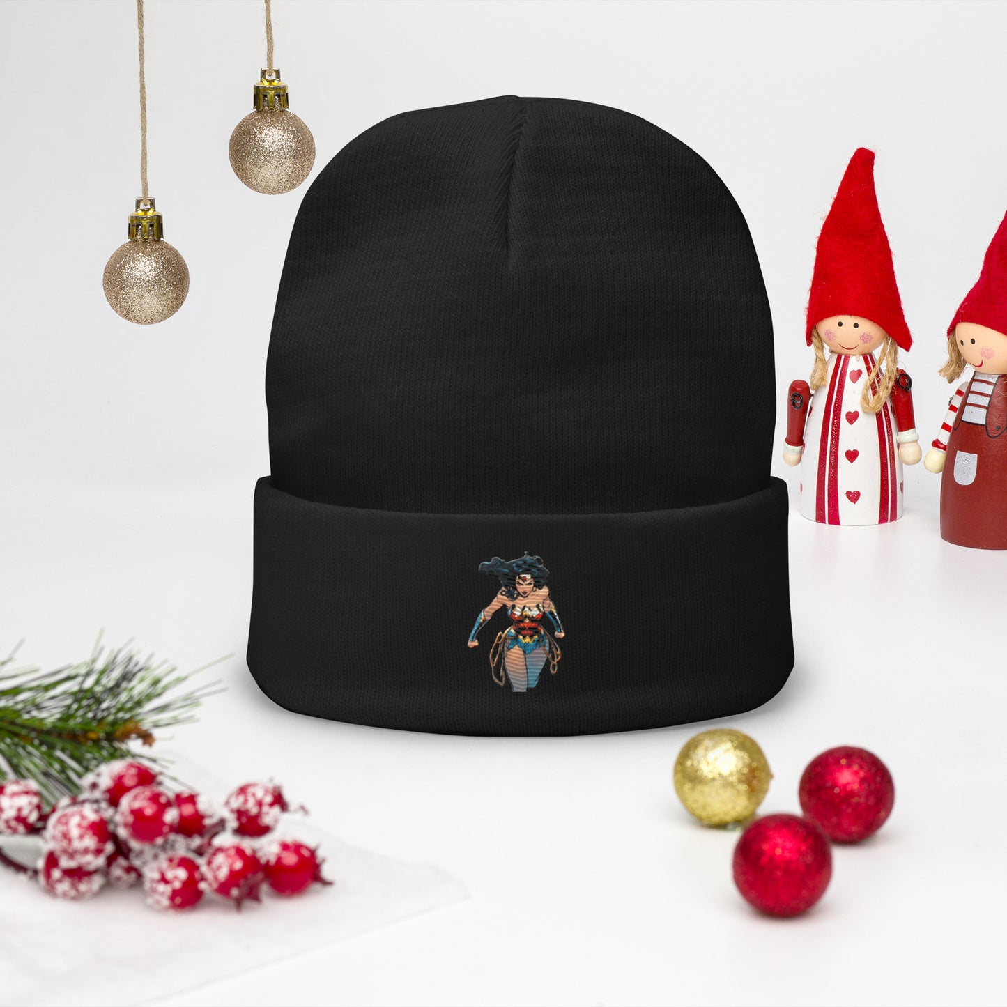 Wonder Woman Collection Embroidered Beanie