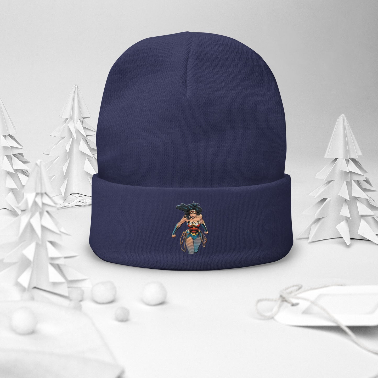 Wonder Woman Collection Embroidered Beanie