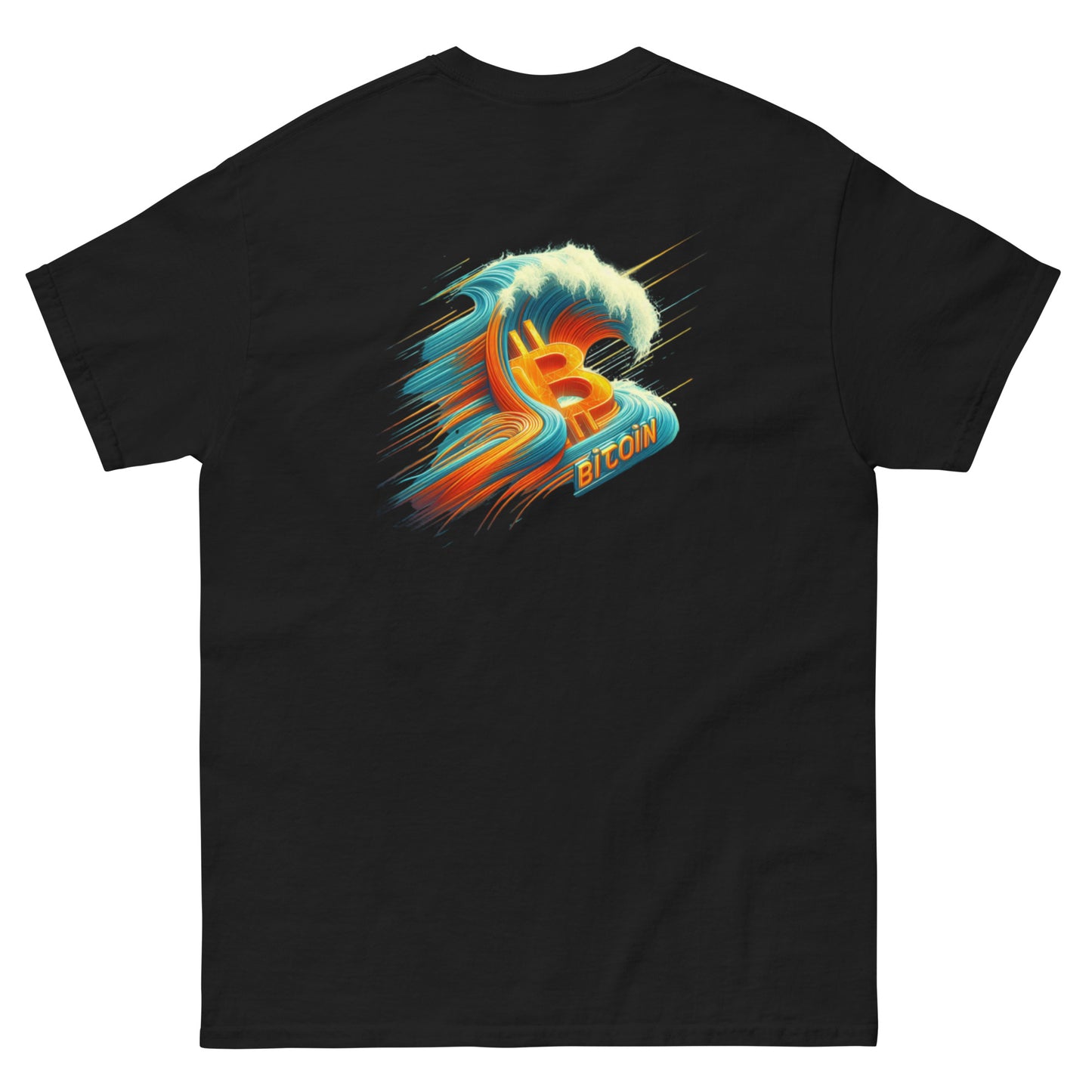 Bitcoin Life wave Men's classic tee