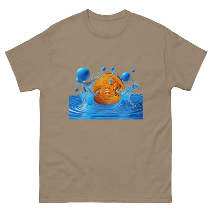 Bitcoin Life wave Men's classic tee