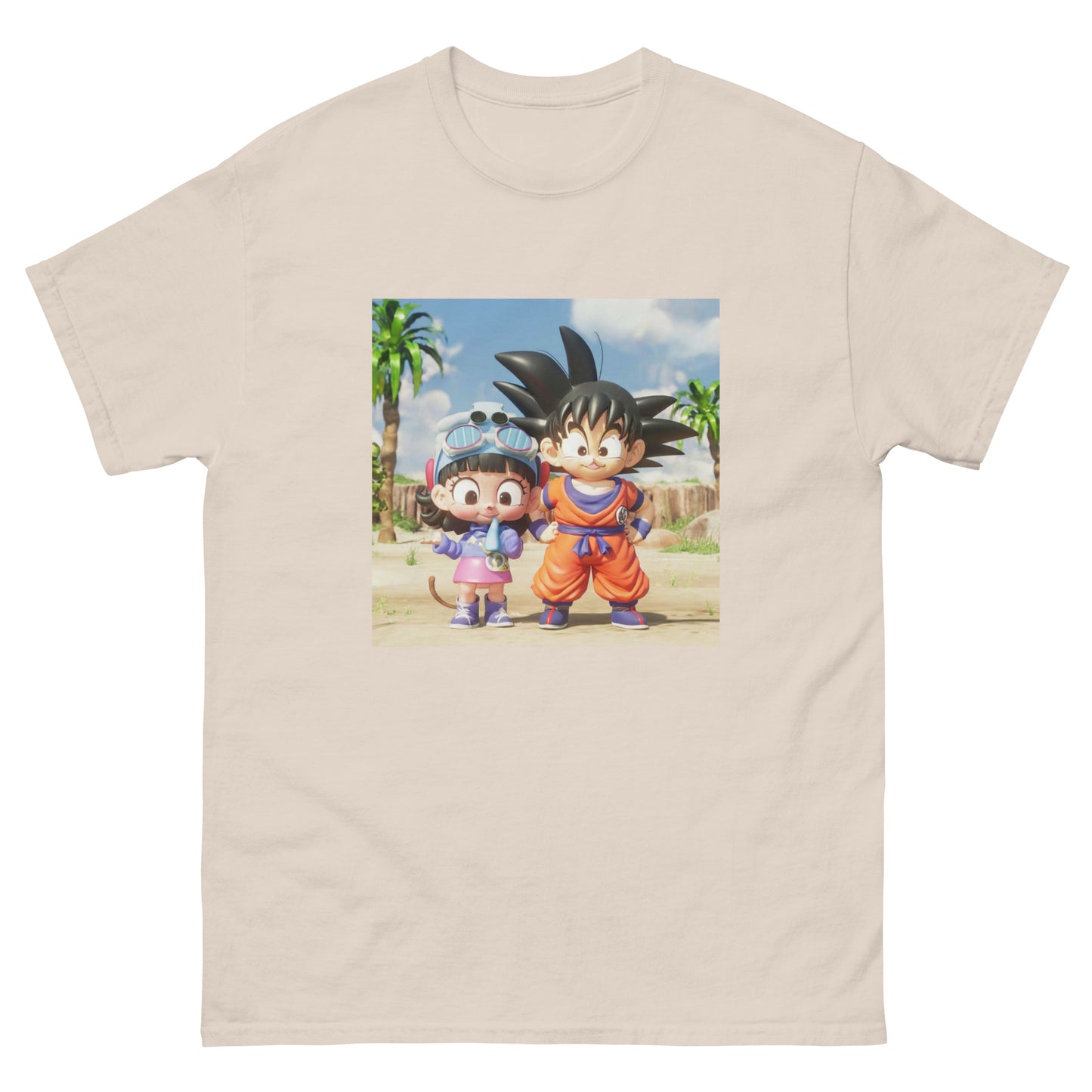 Goku &Arale Norimak  Camiseta clásica hombre