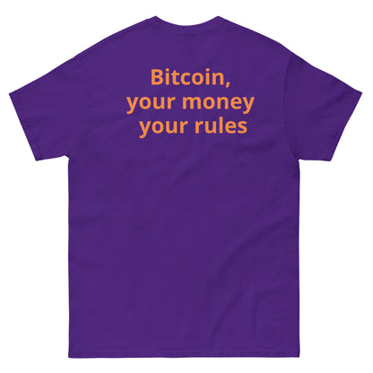 Bitcoin Life Camiseta clásica hombre