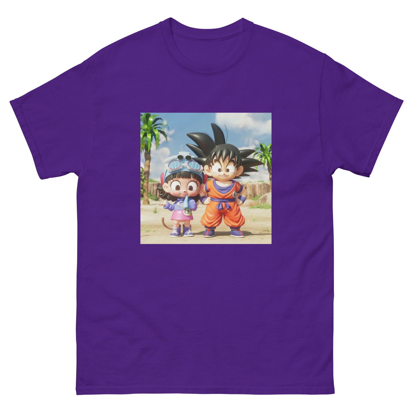 Goku &Arale Norimak  Camiseta clásica hombre