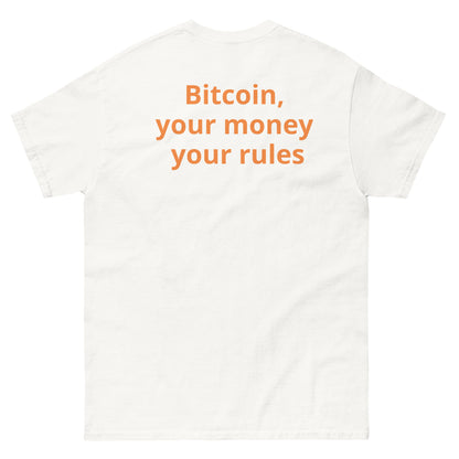 Bitcoin Life Camiseta clásica hombre