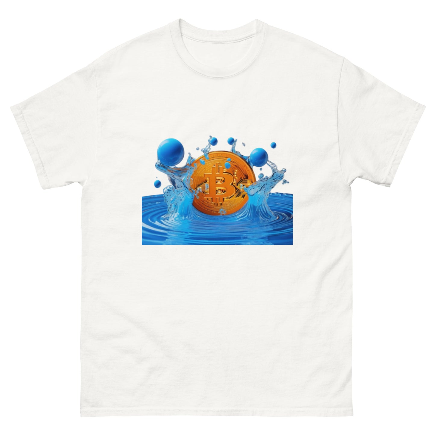 Bitcoin Life wave Men's classic tee