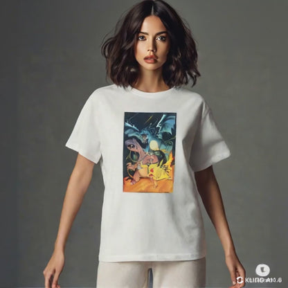 Pikachu Style Camiseta de manga corta unisex