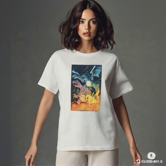 Pikachu Style Camiseta de manga corta unisex
