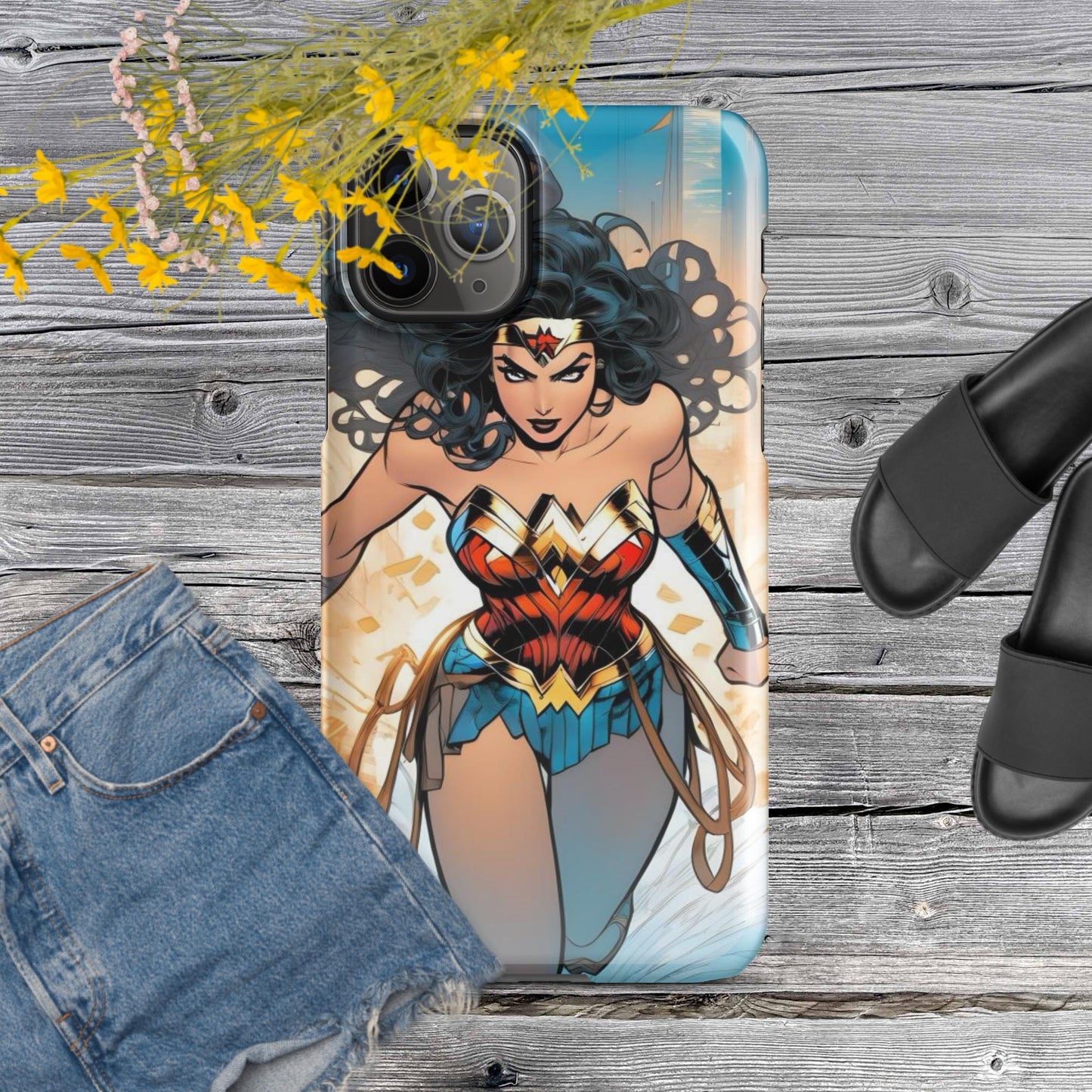 Wonder Woman: Heroes Collection is a series Snap case for iPhone®