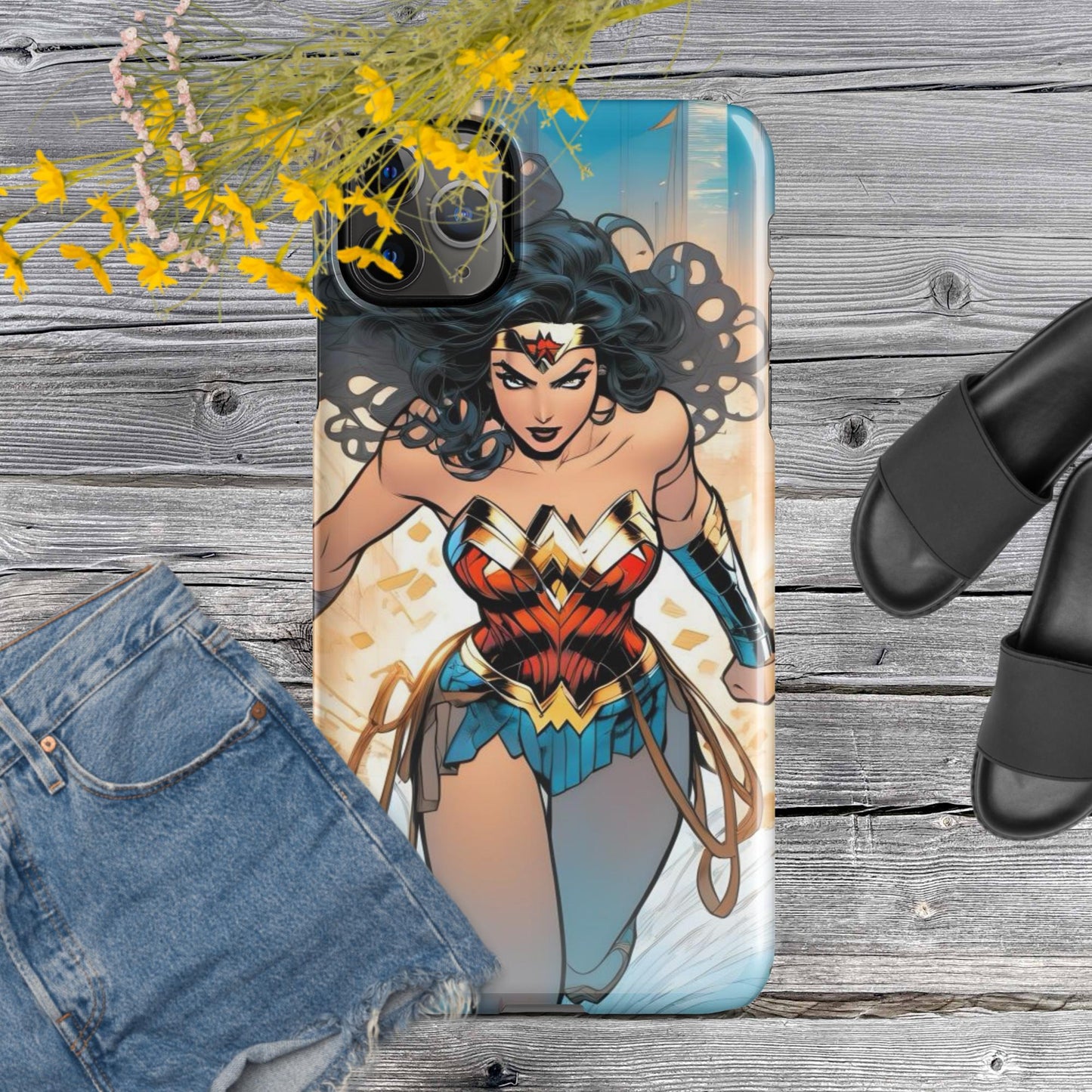 Wonder Woman: Heroes Collection is a series Snap case for iPhone®