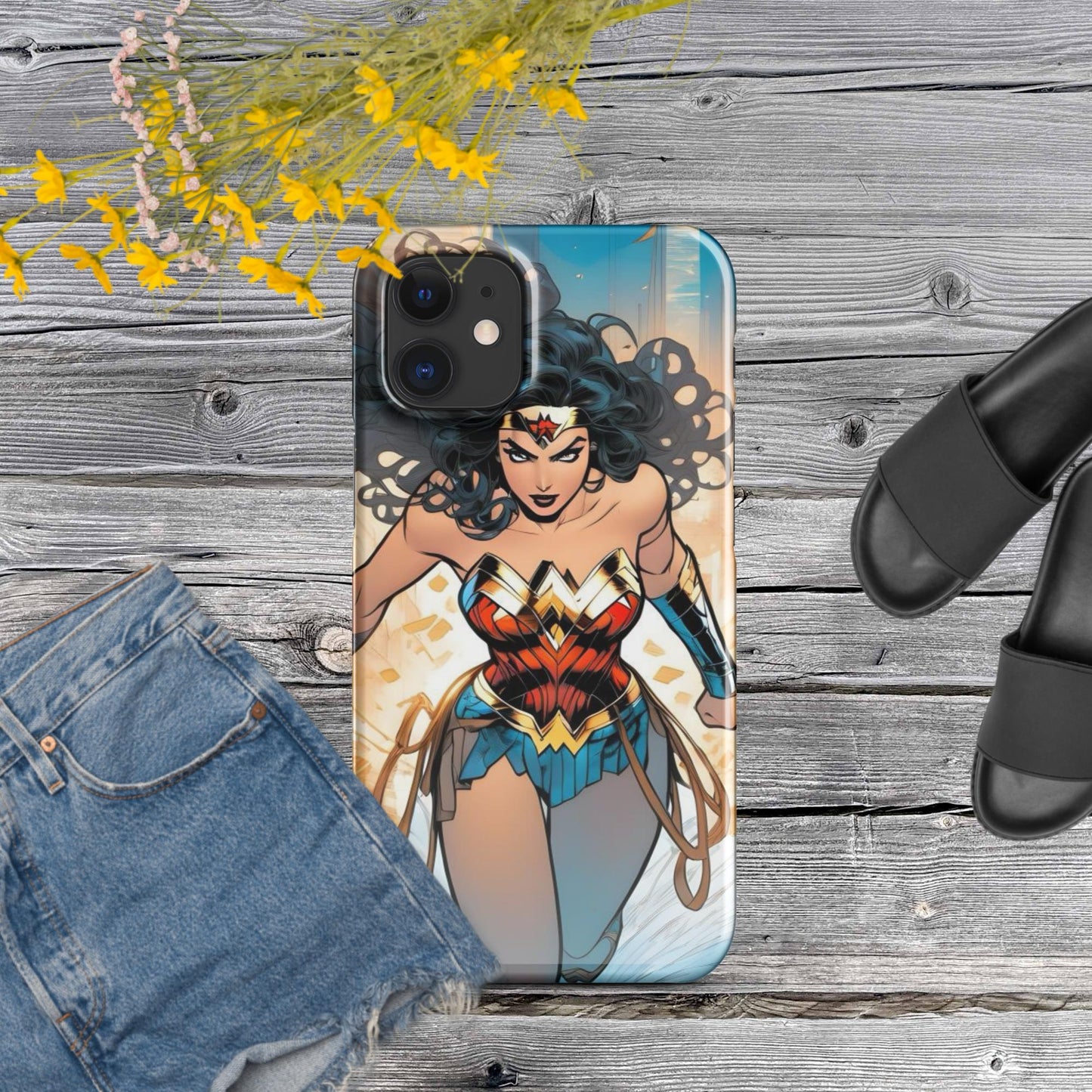 Wonder Woman: Heroes Collection is a series Snap case for iPhone®