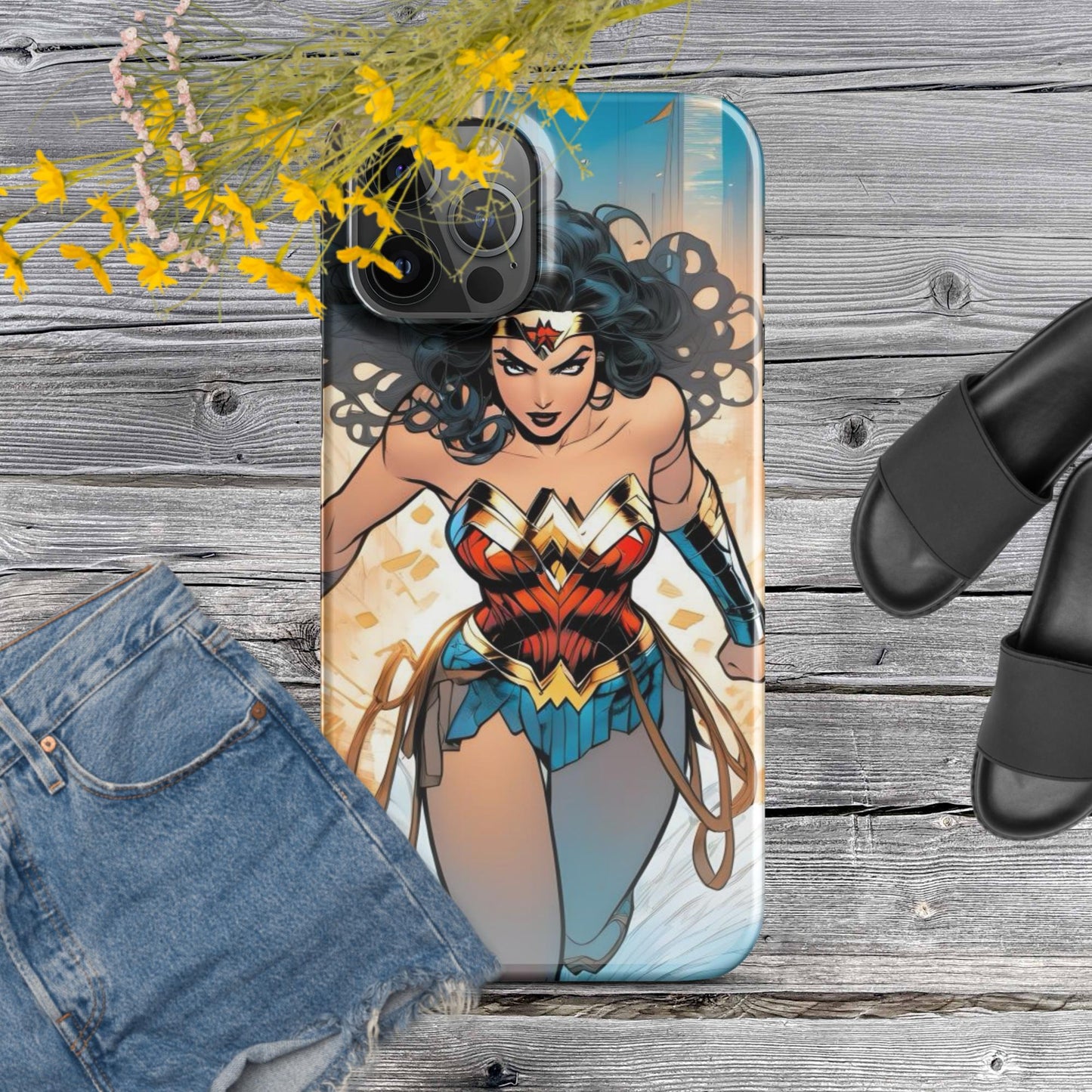 Wonder Woman: Heroes Collection is a series Snap case for iPhone®