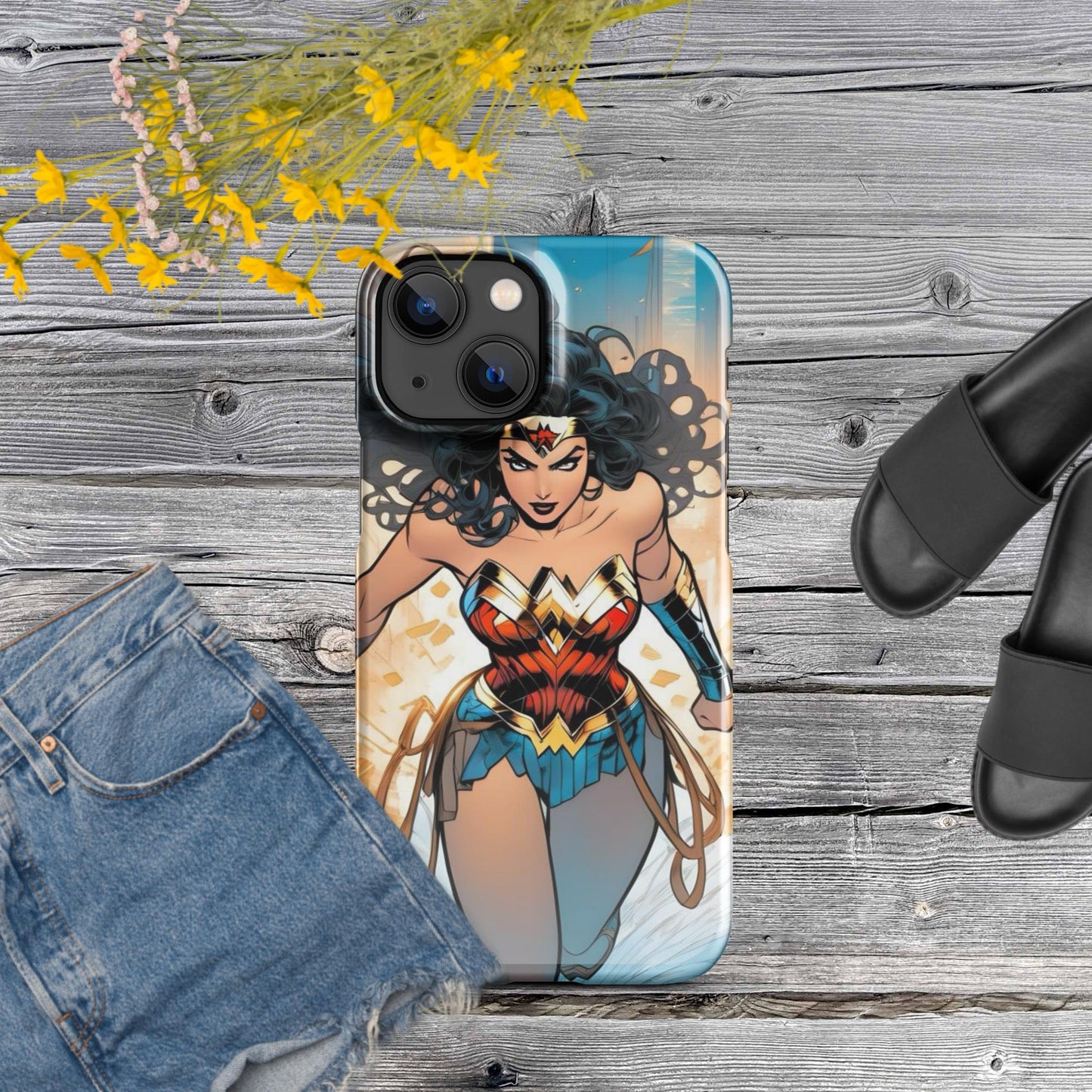 Wonder Woman: Heroes Collection is a series Snap case for iPhone®