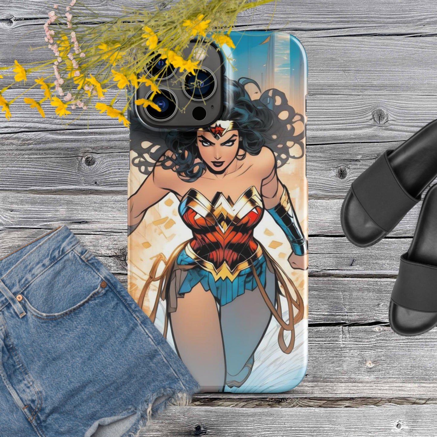 Wonder Woman: Heroes Collection is a series Snap case for iPhone®