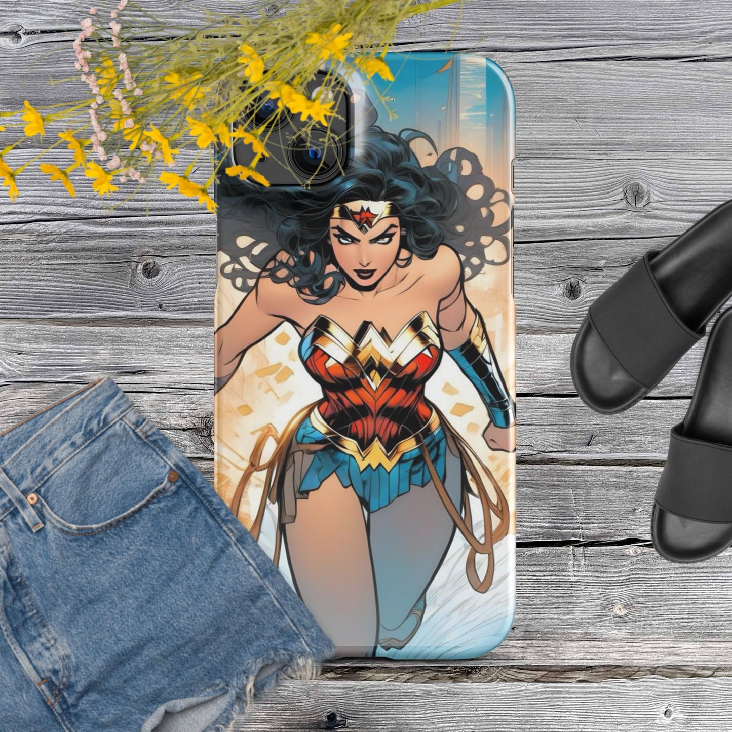 Wonder Woman: Heroes Collection is a series Snap case for iPhone®