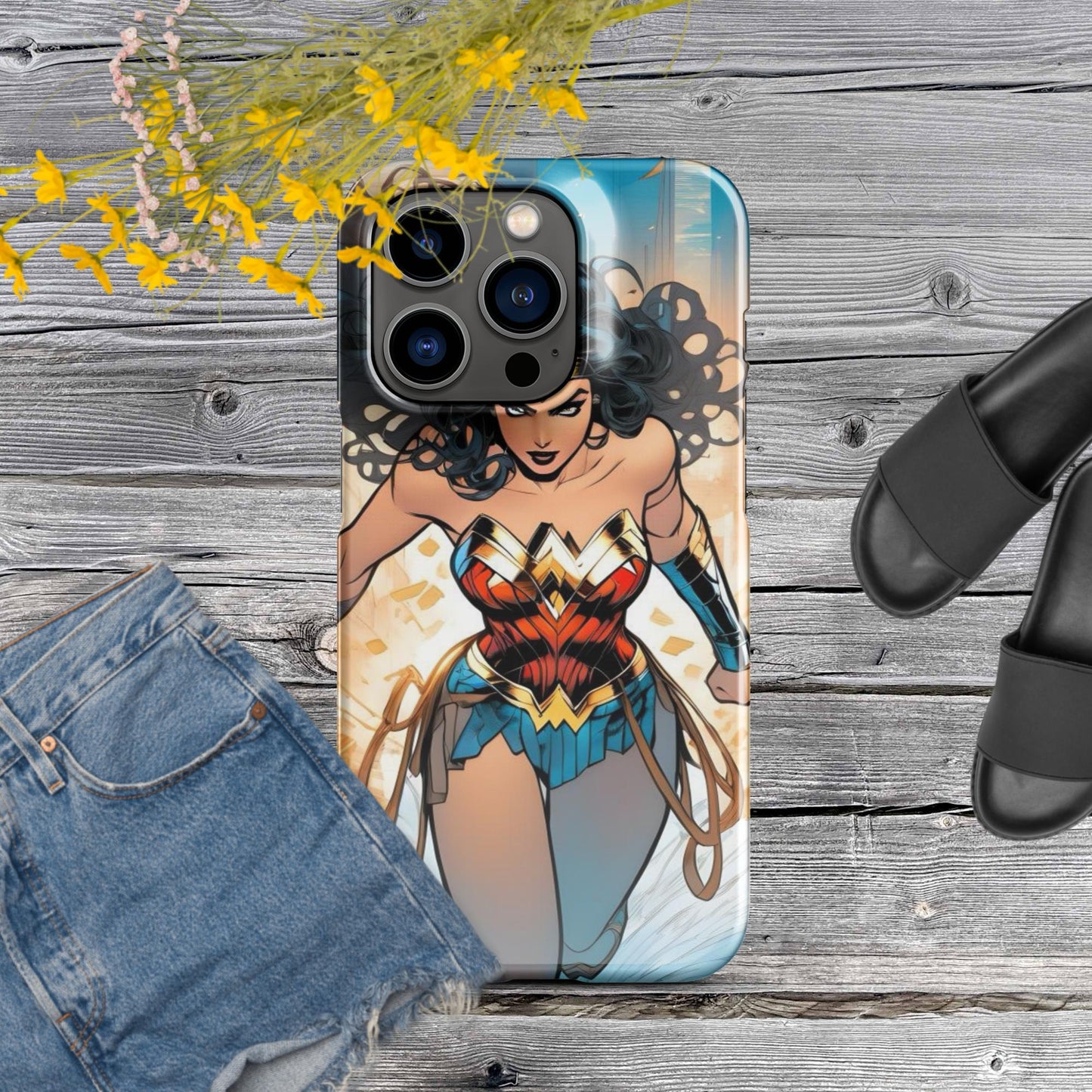 Wonder Woman: Heroes Collection is a series Snap case for iPhone®