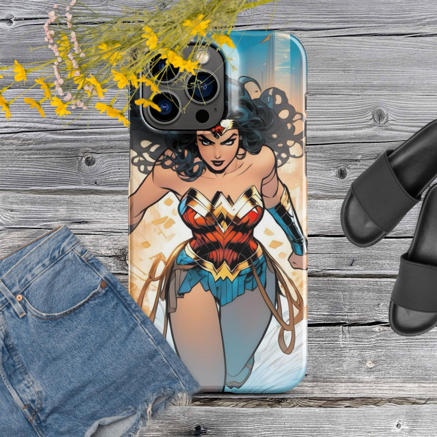 Wonder Woman: Heroes Collection is a series Snap case for iPhone®