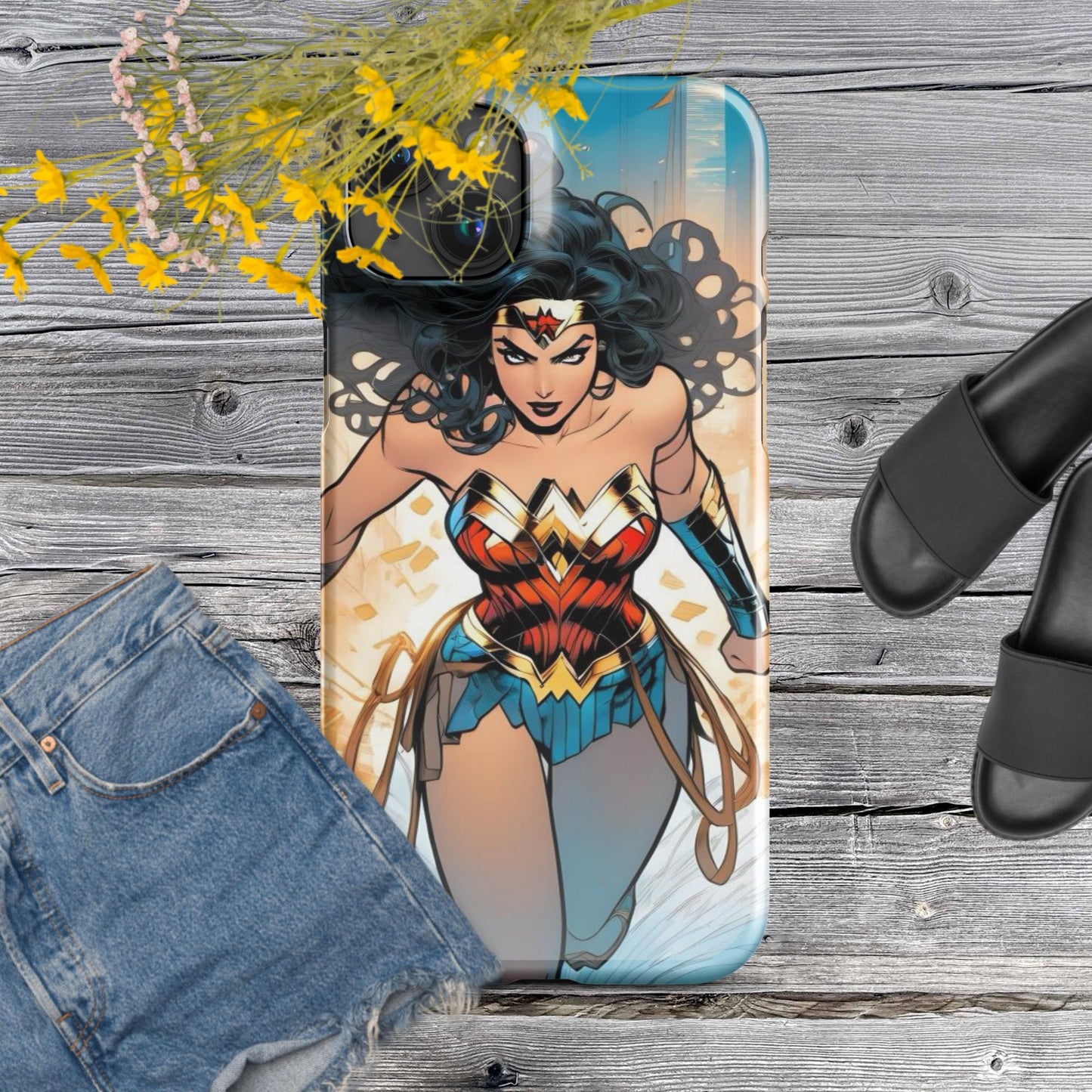 Wonder Woman: Heroes Collection is a series Snap case for iPhone®