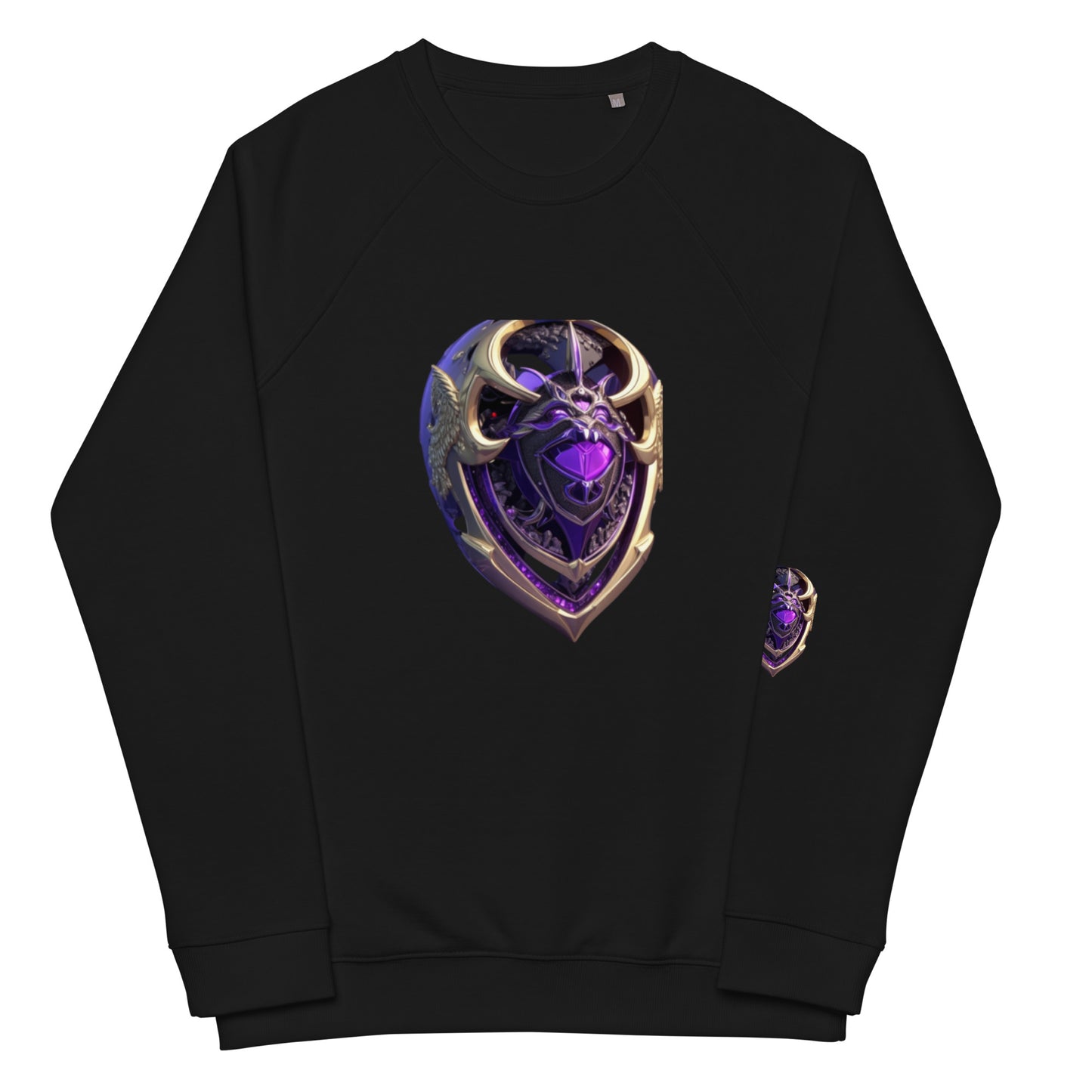 7Fornite ShieldUnisex organic raglan sweatshirt