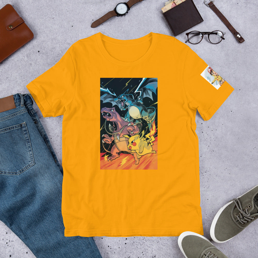 Pikachu Style Camiseta de manga corta unisex