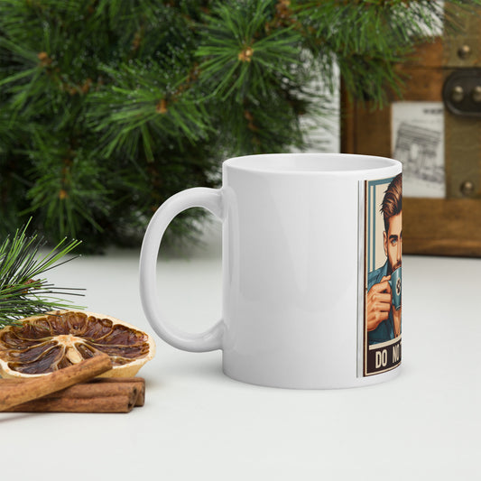 Coffe & Friends White glossy mug