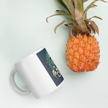 Spartan White glossy mug