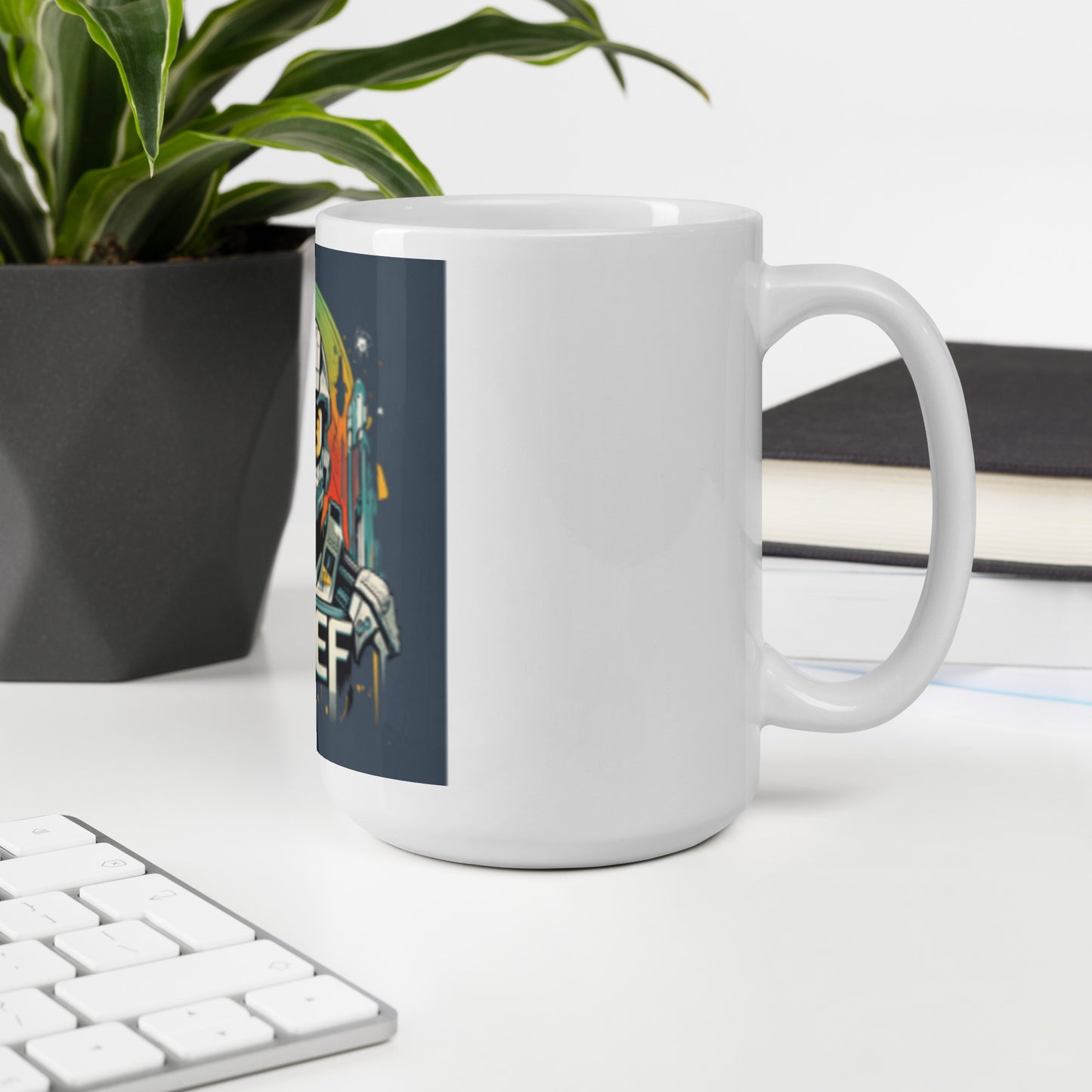 Spartan White glossy mug