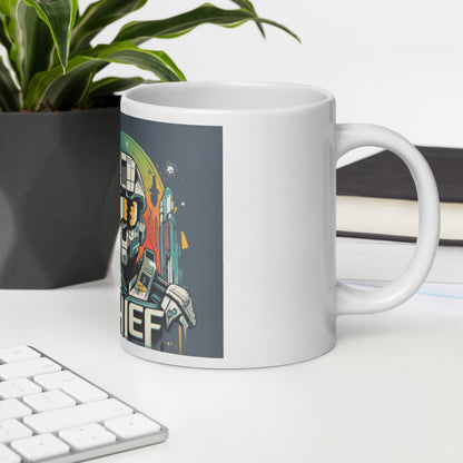 Spartan White glossy mug