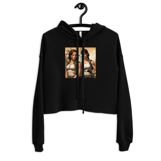 Lara Crafort Crop Hoodie