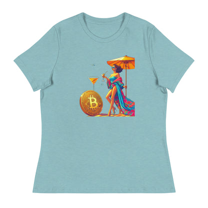 Bitcoin Girl Camiseta suelta mujer