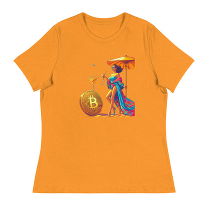 Bitcoin Girl Camiseta suelta mujer