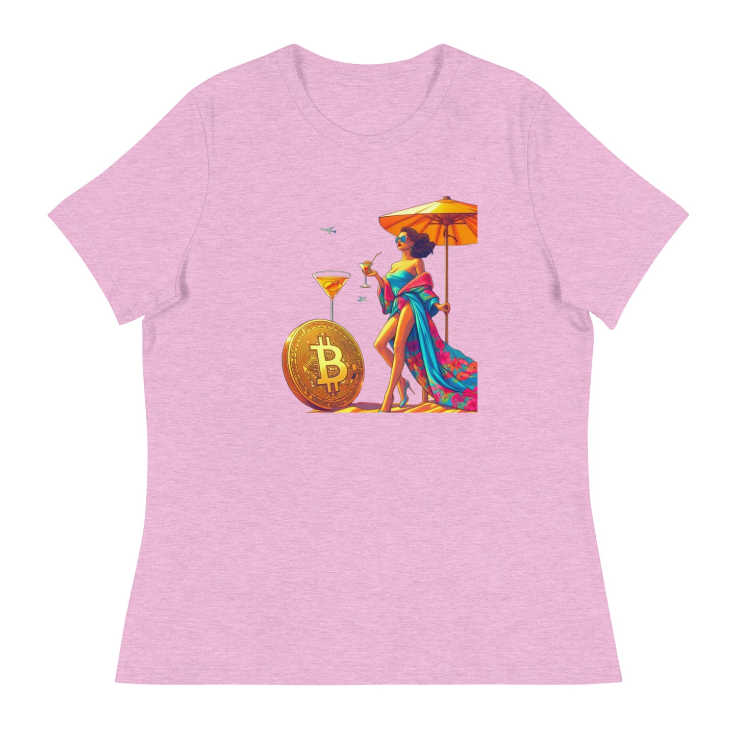 Bitcoin Girl Camiseta suelta mujer