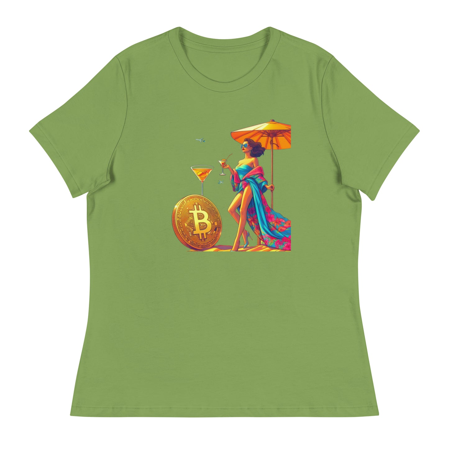 Bitcoin Girl Camiseta suelta mujer