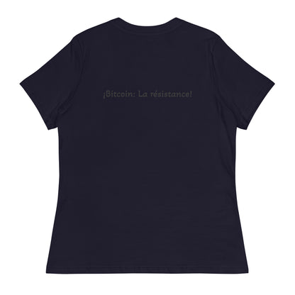 ¡Bitcoin: La résistance! Camiseta suelta mujer