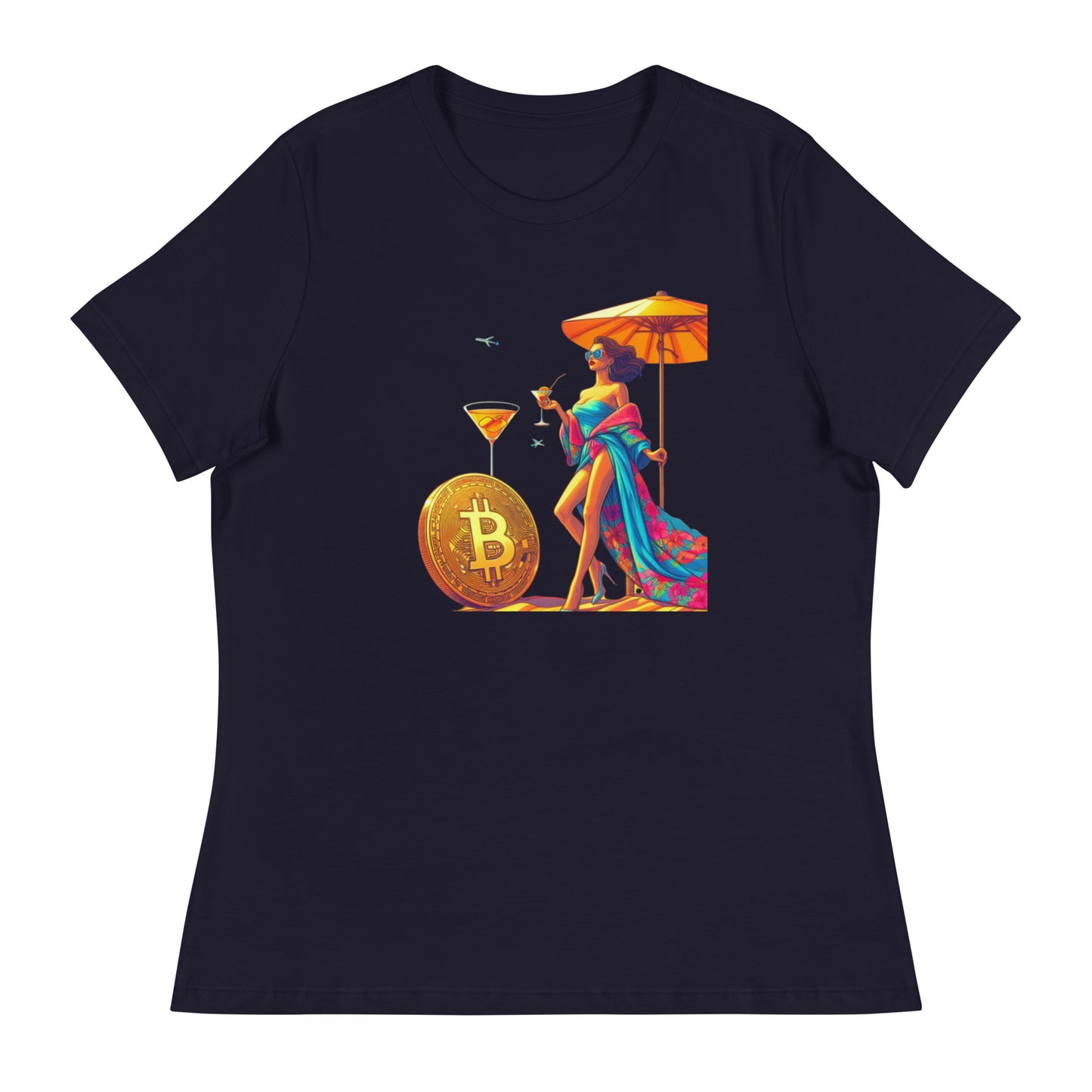 Bitcoin Girl Camiseta suelta mujer