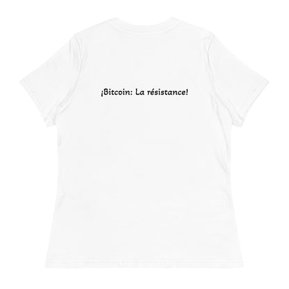 ¡Bitcoin: La résistance! Camiseta suelta mujer