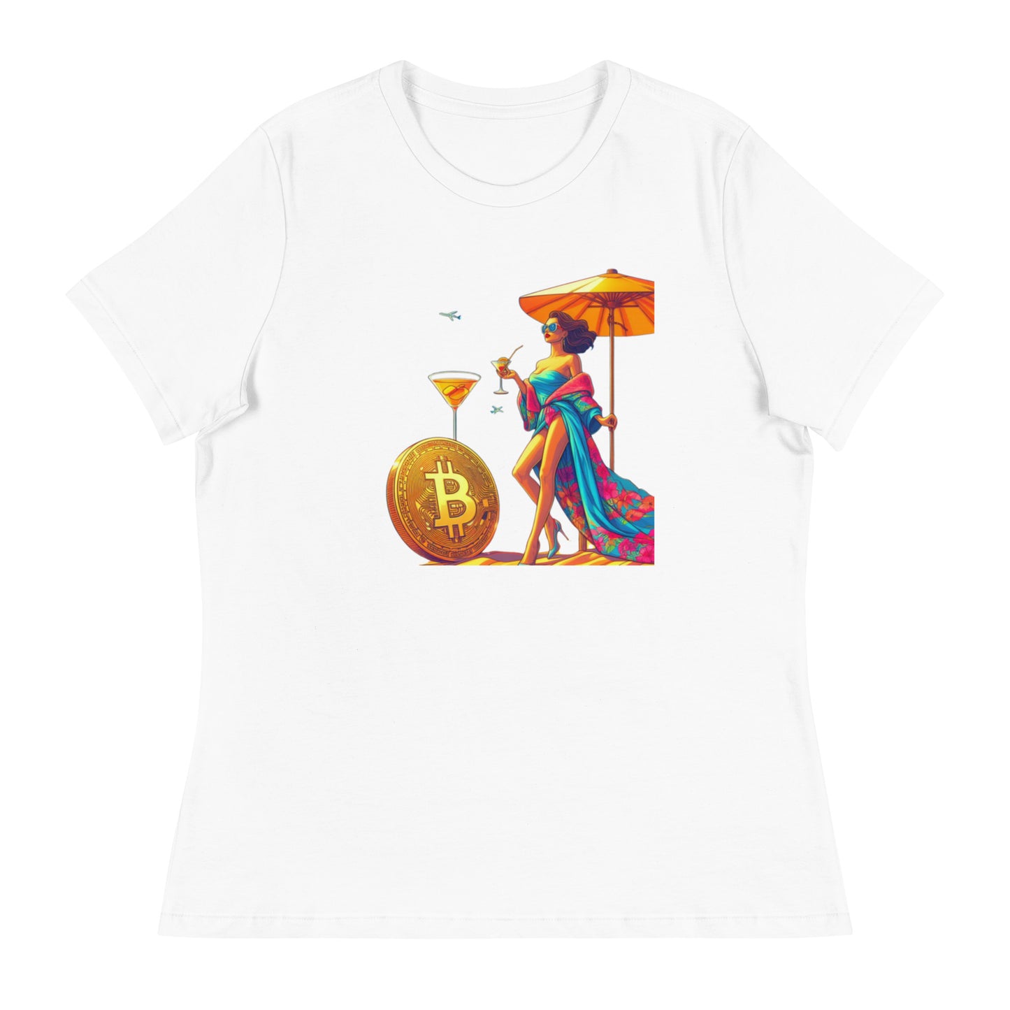 Bitcoin Girl Camiseta suelta mujer