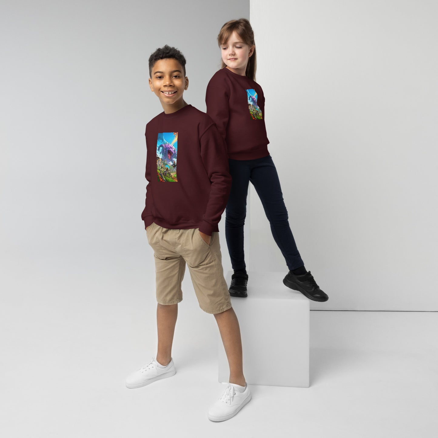 "Fortnite fashion for the ultimate fan "Youth crewneck sweatshirt