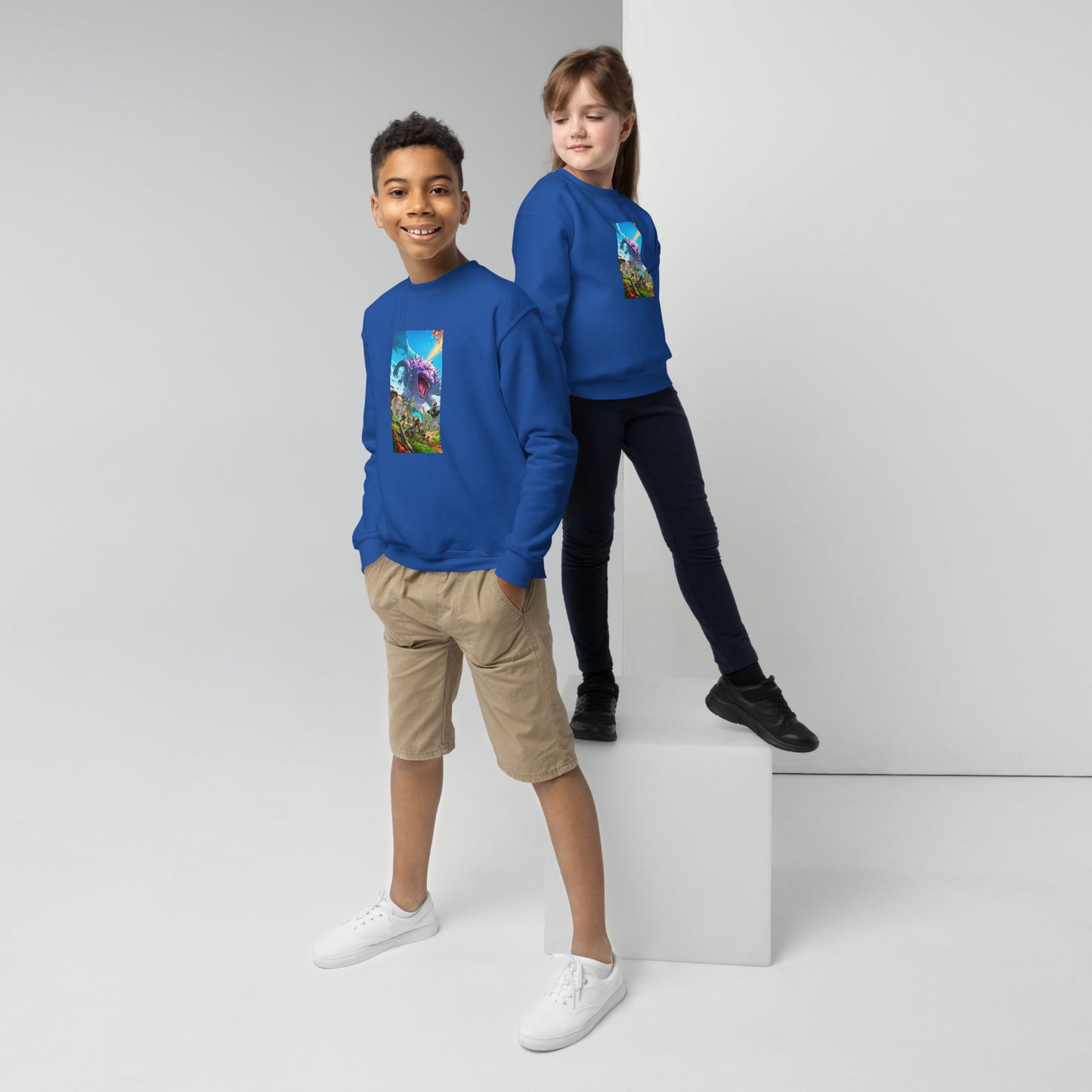 "Fortnite fashion for the ultimate fan "Youth crewneck sweatshirt