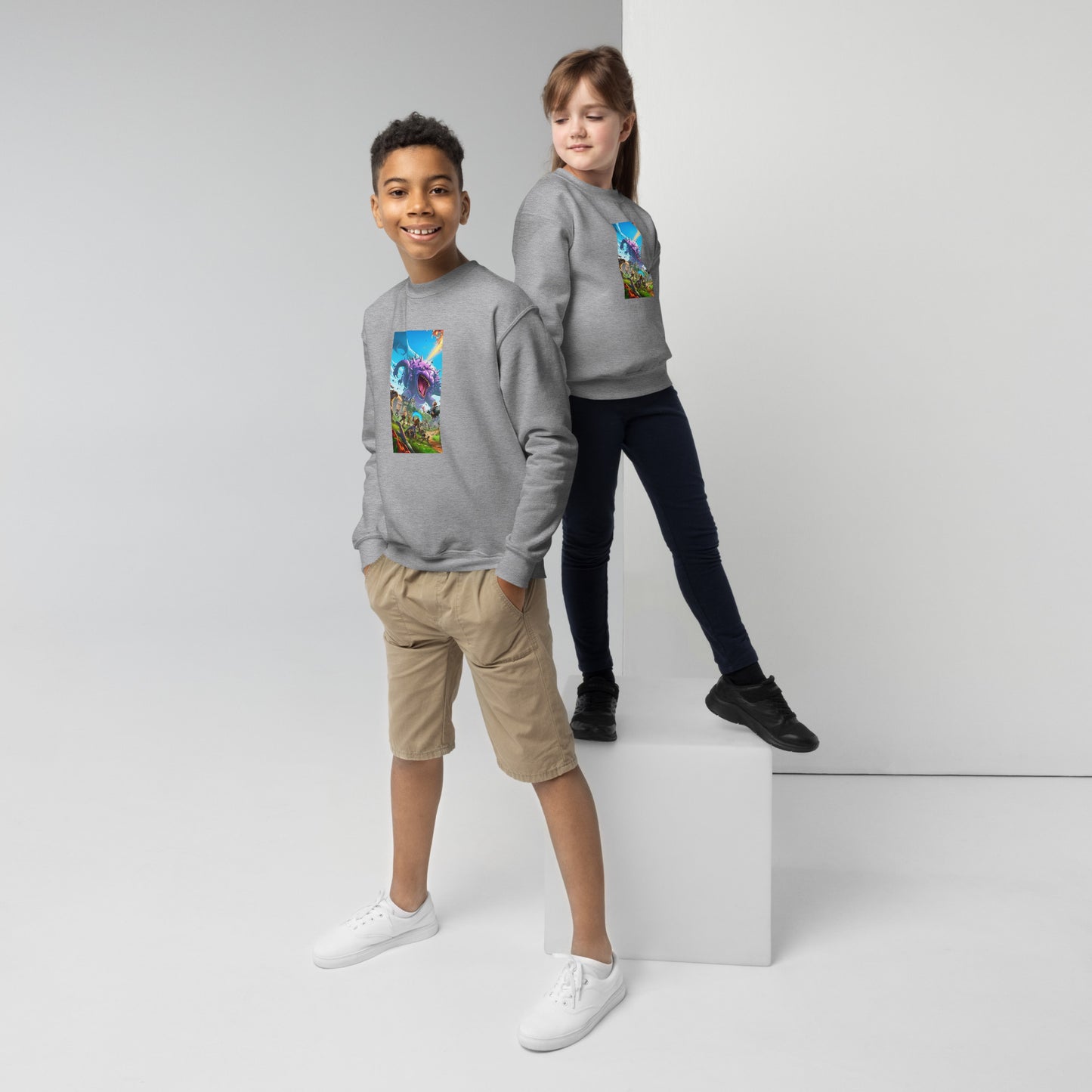 "Fortnite fashion for the ultimate fan "Youth crewneck sweatshirt